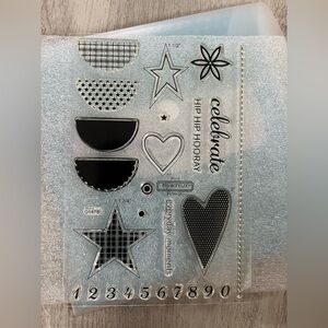 NWOT Acrylic Close to My Heart Stamps “Everyday  Moments” Set